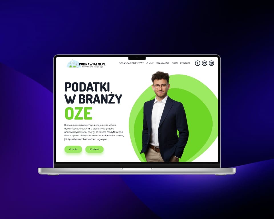 Agencja interaktywna Poznań klient Podnawialni.pl